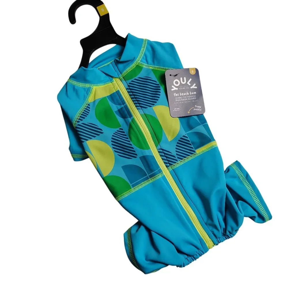 Youly Dog Small Cool-To-Touch Rash Guard Swimsuit With UV Protection